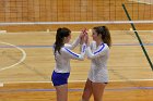 VB vs RIC  Wheaton Women's Volleyball vs Rhode Island College. - Photo by Keith Nordstrom : Wheaton, Volleyball, VB